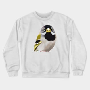 Cute Finch Drawing Crewneck Sweatshirt